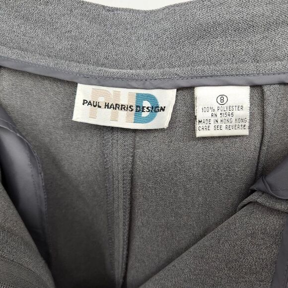 Vintage Paul Harris Design Women's Pleated Dress Pants Boot Leg - Picture 8 of 9